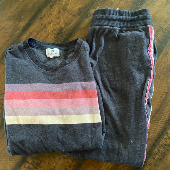 Sundry Sweatpants with Stripe Detailing - Picture 7 of 7